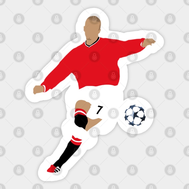 David Beckham Sticker by CulturedVisuals